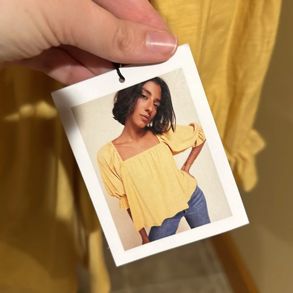 Anthropologie Nation LTD Luca Peasant Top in Daisy NEW - Picture 7 of 10